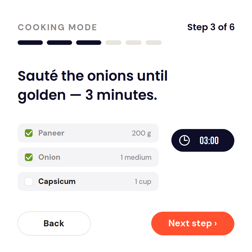 Meal plans from your coach